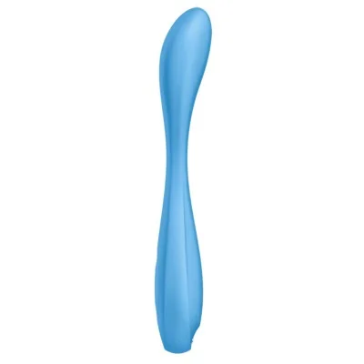 SATISFYER - G-SPOT FLEX 4+ MULTI VIBRATOR APP BLUE SATISFYER - G-SPOT FLEX 4+ MULTI VIBRATOR APP BLUE
