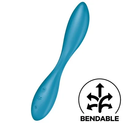 SATISFYER - G-SPOT FLEX 1 MULTI VIBRATOR BLUE SATISFYER - G-SPOT FLEX 1 MULTI VIBRATOR BLUE