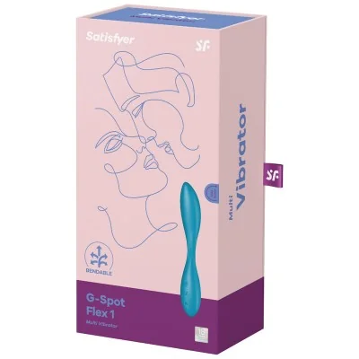 SATISFYER - G-SPOT FLEX 1 MULTI VIBRATOR BLUE SATISFYER - G-SPOT FLEX 1 MULTI VIBRATOR BLUE
