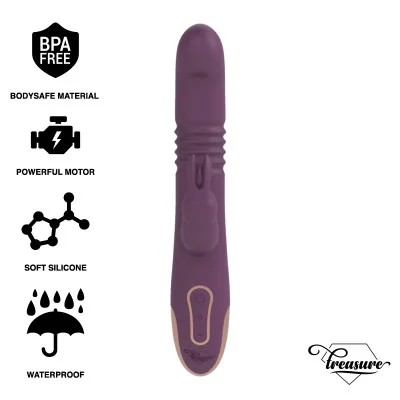 TREASURE - BASTIAN RABBIT UP DOWN, ROTATOR VIBRATOR COMPATIBLE TREASURE - BASTIAN RABBIT UP DOWN, ROTATOR VIBRATOR COMPATIBLE
