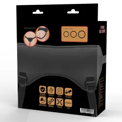 CYBER SILICOCK - STRAP-ON HARNESS WITH 3 RINGS FREE CYBER SILICOCK - STRAP-ON HARNESS WITH 3 RINGS FREE