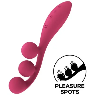 SATISFYER - TRI BALL 1 MULTI VIBRATOR RED SATISFYER - TRI BALL 1 MULTI VIBRATOR RED