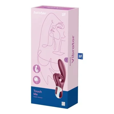 SATISFYER - TOUCH ME VIBRADOR RABBIT ROJO SATISFYER - TOUCH ME VIBRADOR RABBIT ROJO