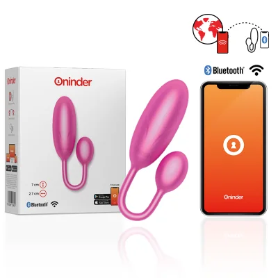 ONINDER - DENVER VIBRATING EGG BLACK 7 X 2.7 CM FREE APP ONINDER - DENVER VIBRATING EGG BLACK 7 X 2.7 CM FREE APP