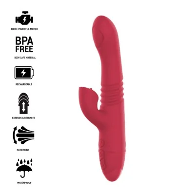 INTENSE - DUA MULTIFUNCTION RECHARGEABLE UP DOWN VIBRATOR WITH INTENSE - DUA MULTIFUNCTION RECHARGEABLE UP DOWN VIBRATOR WITH