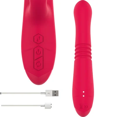 INTENSE - DUA MULTIFUNCTION RECHARGEABLE UP DOWN VIBRATOR WITH INTENSE - DUA MULTIFUNCTION RECHARGEABLE UP DOWN VIBRATOR WITH