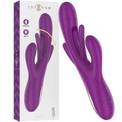 INTENSE - APOLO RECHARGEABLE MULTIFUNCTION VIBRATOR 7 INTENSE - APOLO RECHARGEABLE MULTIFUNCTION VIBRATOR 7
