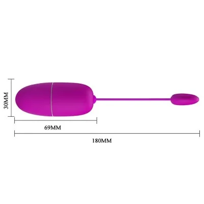 PRETTY LOVE - NYMPH VIBRATING EGG APP CONTROLLED PURPLE PRETTY LOVE - NYMPH VIBRATING EGG APP CONTROLLED PURPLE