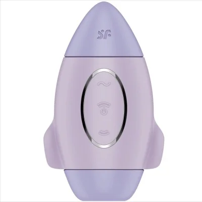 SATISFYER - MISSION CONTROL LILAC SMALL DOUBLE IMPULSE VIBRATOR