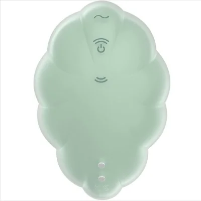SATISFYER - CLOUD DANCER GREEN AIR PULSE VIBRATOR SATISFYER - CLOUD DANCER GREEN AIR PULSE VIBRATOR