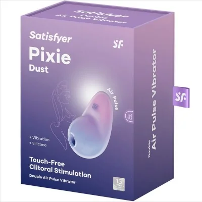 SATISFYER - PIXIE DUST LILA ESTIMULADOR AIR PLUSE SATISFYER - PIXIE DUST LILA ESTIMULADOR AIR PLUSE