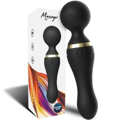 ARMONY - FREEZA MASSAGER VIBRATOR SUPER FLEXIBLE HEAD BLACK ARMONY - FREEZA MASSAGER VIBRATOR SUPER FLEXIBLE HEAD BLACK