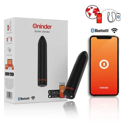 ONINDER - BERLIN BULLET VIBRATOR BLACK 9 MODES 8.5 X 2 CM - ONINDER - BERLIN BULLET VIBRATOR BLACK 9 MODES 8.5 X 2 CM -