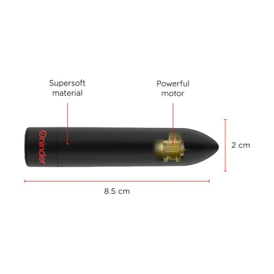 ONINDER - BERLIN BULLET VIBRATOR BLACK 9 MODES 8.5 X 2 CM - ONINDER - BERLIN BULLET VIBRATOR BLACK 9 MODES 8.5 X 2 CM -