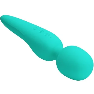 PRETTY LOVE - MEREDITH MASSAGER 12 VIBRATION MODES AQUA GREEN PRETTY LOVE - MEREDITH MASSAGER 12 VIBRATION MODES AQUA GREEN