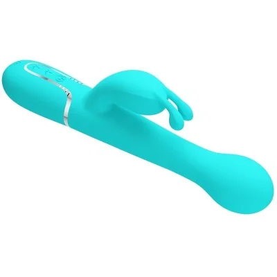 PRETTY LOVE - DEJON RABBIT VIBRATOR 3 IN 1 MULTIFUNCTION AQUA PRETTY LOVE - DEJON RABBIT VIBRATOR 3 IN 1 MULTIFUNCTION AQUA