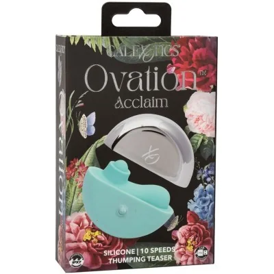 CALEXOTICS - OVATION ACCLAIM STIMULATOR AQUA GREEN CALEXOTICS - OVATION ACCLAIM STIMULATOR AQUA GREEN
