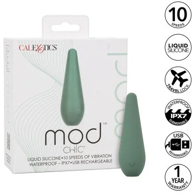 CALEXOTICS - MOD CHIC STIMULATOR GREEN CALEXOTICS - MOD CHIC STIMULATOR GREEN