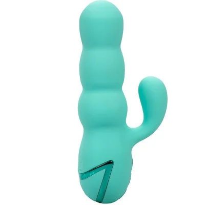 CALEXOTICS - DEL MAR DIVA VIBRATOR RABBIR AQUA GREEN BY CALEXOTICS - DEL MAR DIVA VIBRATOR RABBIR AQUA GREEN BY