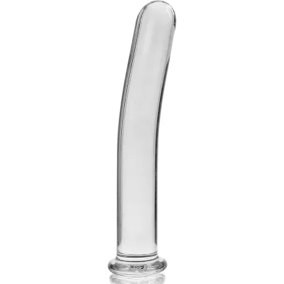 NEBULA SERIES BY IBIZA - MODEL 9 DILDO BOROSILICATE GLASS CLEAR