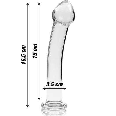 NEBULA SERIES BY IBIZA - MODEL 11 DILDO BOROSILICATE GLASS