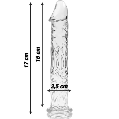 NEBULA SERIES BY IBIZA - MODEL 12 DILDO BOROSILICATE GLASS