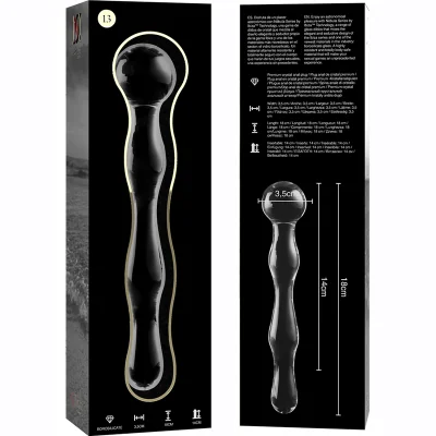 NEBULA SERIES BY IBIZA - MODEL 13 DILDO BOROSILICATE GLASS