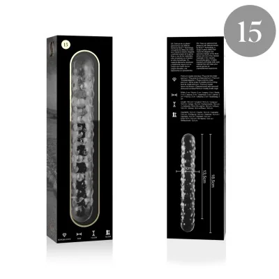 NEBULA SERIES BY IBIZA - MODEL 15 DILDO BOROSILICATE GLASS