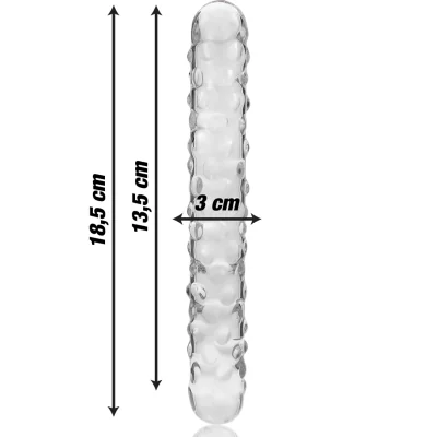 NEBULA SERIES BY IBIZA - MODEL 15 DILDO BOROSILICATE GLASS