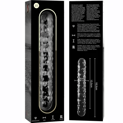 NEBULA SERIES BY IBIZA - MODEL 15 DILDO BOROSILICATE GLASS