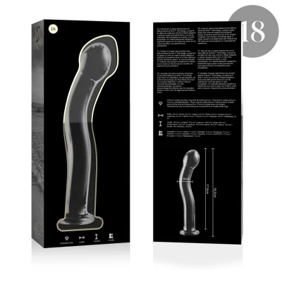 NEBULA SERIES BY IBIZA - MODEL 18 DILDO BOROSILICATE GLASS