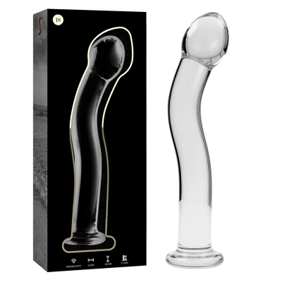 NEBULA SERIES BY IBIZA - MODEL 18 DILDO BOROSILICATE GLASS