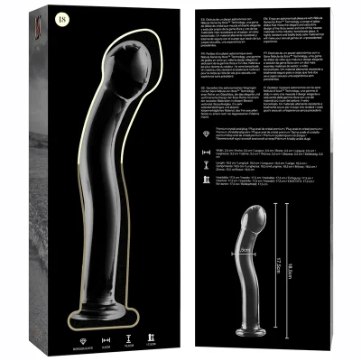 NEBULA SERIES BY IBIZA - MODEL 18 DILDO BOROSILICATE GLASS