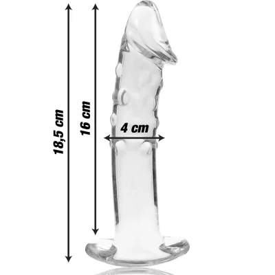 NEBULA SERIES BY IBIZA - MODEL 19 DILDO BOROSILICATE GLASS