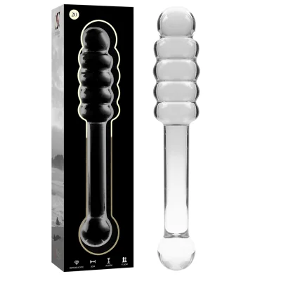 NEBULA SERIES BY IBIZA - MODEL 20 DILDO BOROSILICATE GLASS