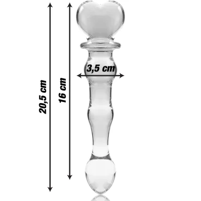 NEBULA SERIES BY IBIZA - MODEL 21 DILDO BOROSILICATE GLASS