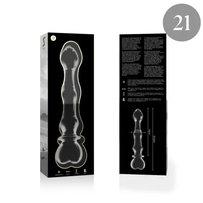 NEBULA SERIES BY IBIZA - MODEL 21 DILDO BOROSILICATE GLASS