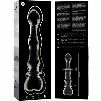 NEBULA SERIES BY IBIZA - MODEL 21 DILDO BOROSILICATE GLASS