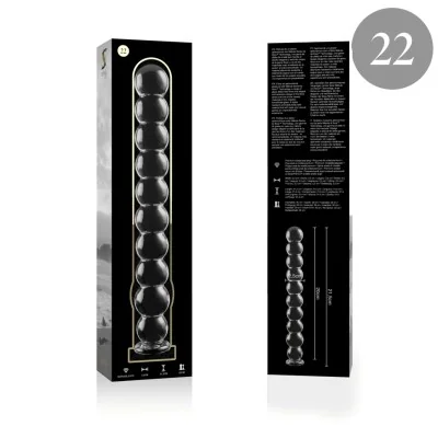NEBULA SERIES BY IBIZA - MODEL 22 DILDO BOROSILICATE GLASS