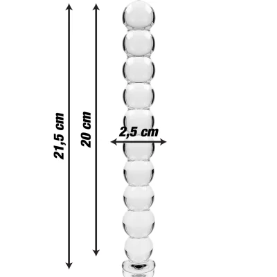 NEBULA SERIES BY IBIZA - MODEL 22 DILDO BOROSILICATE GLASS