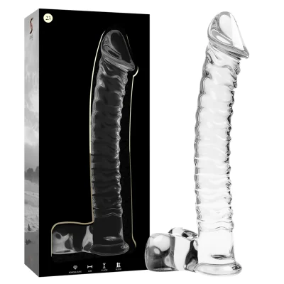 NEBULA SERIES BY IBIZA - MODEL 23 DILDO BOROSILICATE GLASS