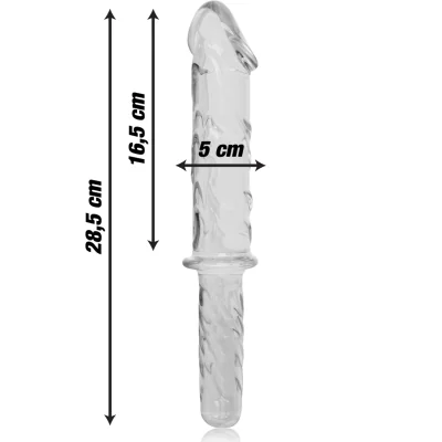 NEBULA SERIES BY IBIZA - MODEL 24 DILDO BOROSILICATE GLASS