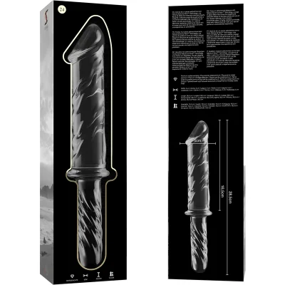 NEBULA SERIES BY IBIZA - MODEL 24 DILDO BOROSILICATE GLASS