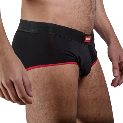 MACHO - MS24R BRIEF UNDERPANTS DARK RED XL