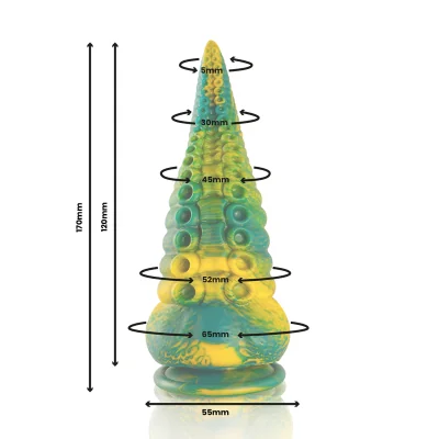 EPIC - CETUS GREEN TENTACLE DILDO SMALL SIZE EPIC - CETUS GREEN TENTACLE DILDO SMALL SIZE