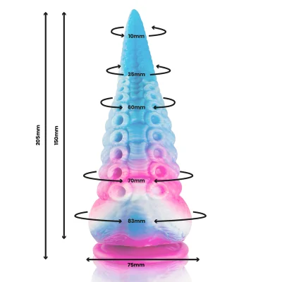 EPIC - PHORCYS BLUE TENTACLE DILDO BIG SIZE EPIC - PHORCYS BLUE TENTACLE DILDO BIG SIZE
