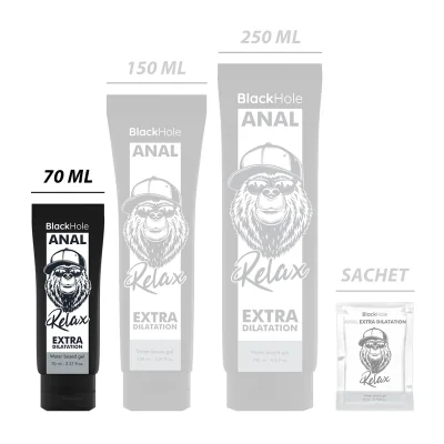 BLACK HOLE - WATER BASE GEL ANAL DILATION 70 ML BLACK HOLE - WATER BASE GEL ANAL DILATION 70 ML