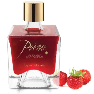BIJOUX - POEME EDIBLE PAINT WILD STRAWBERRY 50 GR BIJOUX - POEME EDIBLE PAINT WILD STRAWBERRY 50 GR