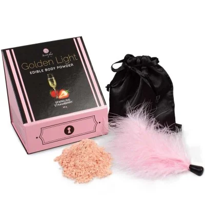 SECRETPLAY - GOLDEN LIGHT KIT SPARKLING STRAWBERRY EDIBLE SECRETPLAY - GOLDEN LIGHT KIT SPARKLING STRAWBERRY EDIBLE