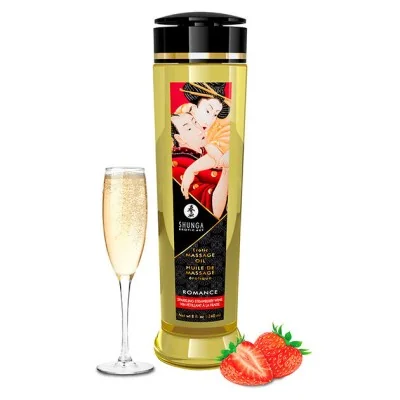 SHUNGA - EROTIC ROMANCE MASSAGE OIL 240 ML SHUNGA - EROTIC ROMANCE MASSAGE OIL 240 ML